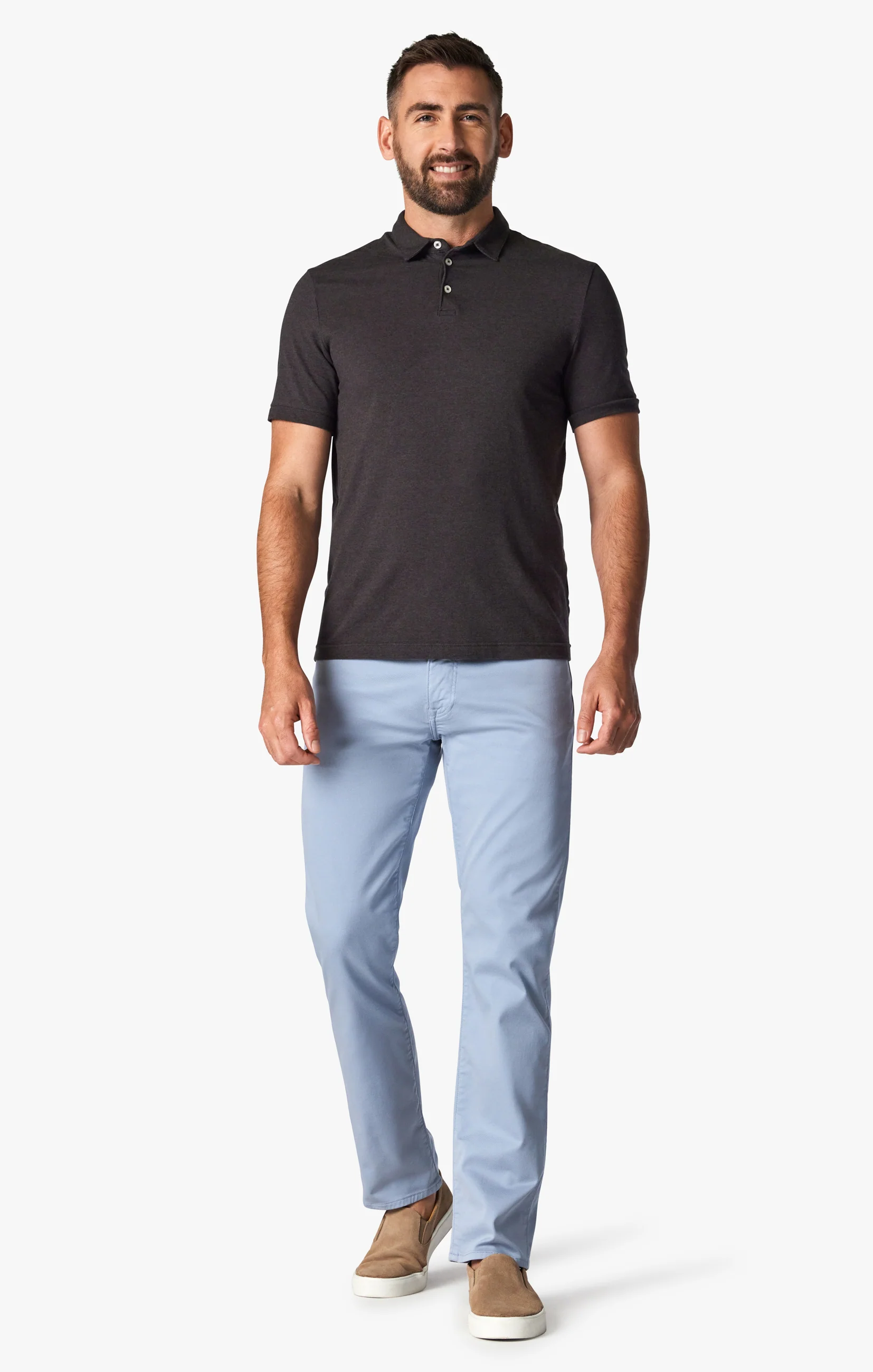 Image of Courage Straight Leg Pants In French Blue Summer Coolmax