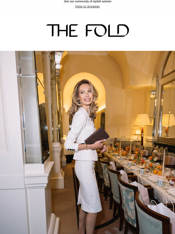 She's wearing The Fold