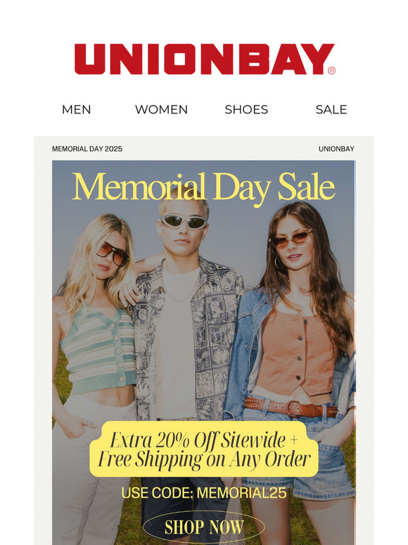 Up to 40% off + Extra 20% off sitewide!
