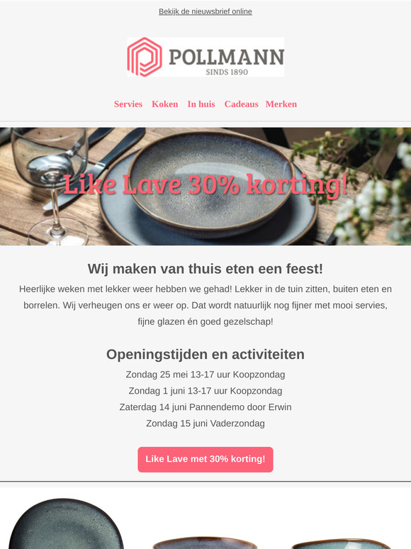 Thuis eten is een feest!