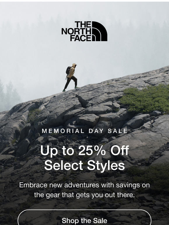 Up to 25% off in our Memorial Day sale