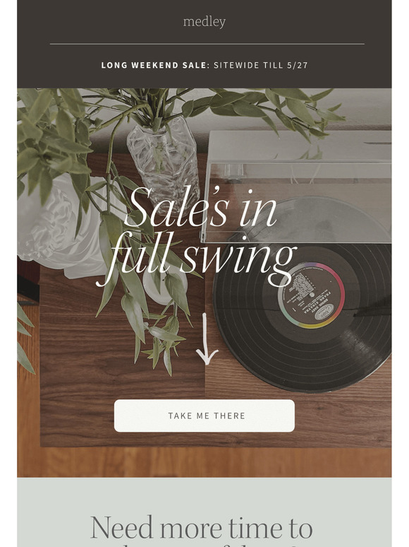 Sale’s in full swing