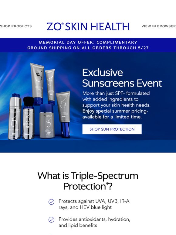 Special Summer Pricing + Memorial Day Shipping Offer