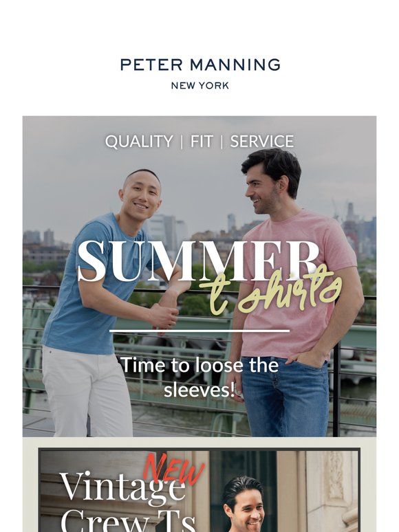 Summer T-Shirts: Time to lose the sleeves!