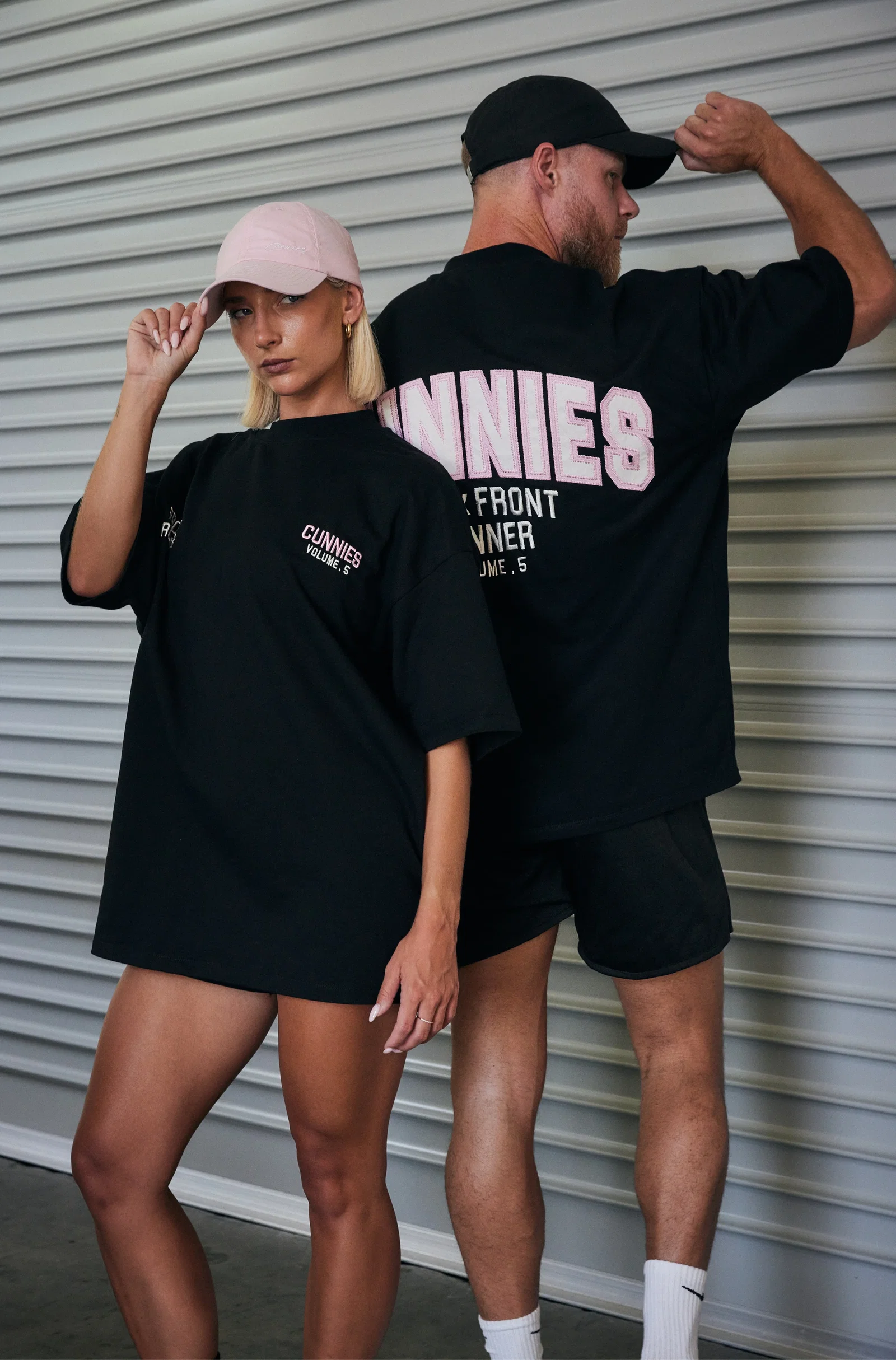 Image of V5 Cunnies Tee - Black Sakura