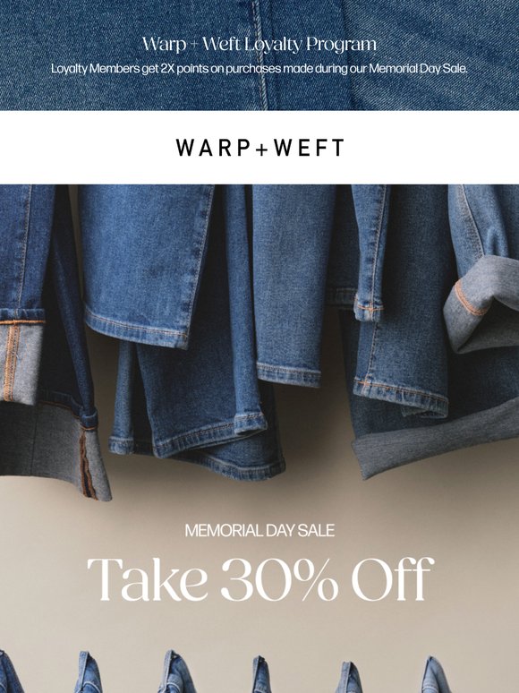 Don't Skip Out On 30% Off Select Styles
