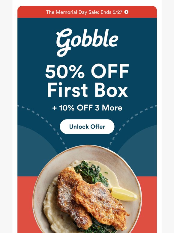 50% OFF Starts... NOW!