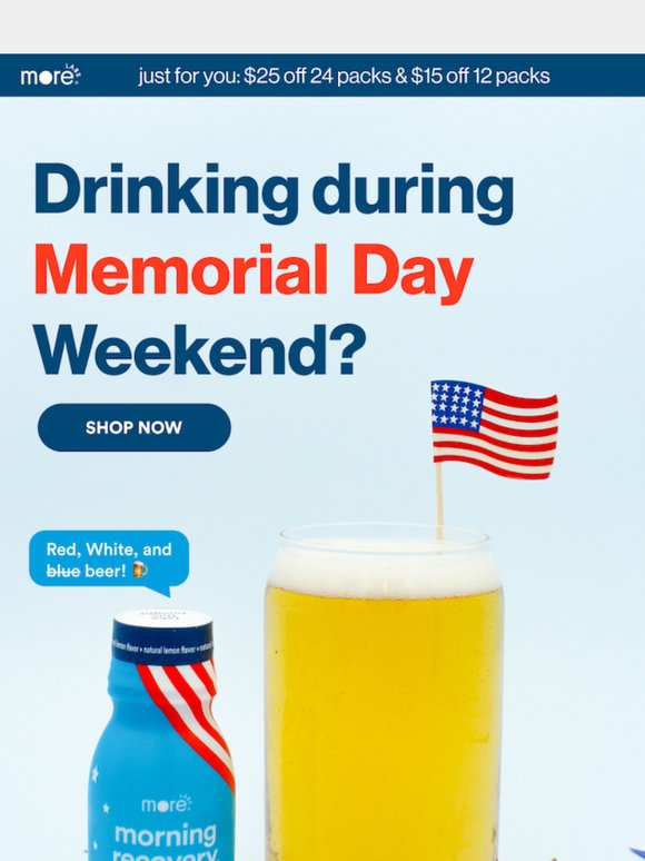 make the long weekend longer 🍻 🇺🇸