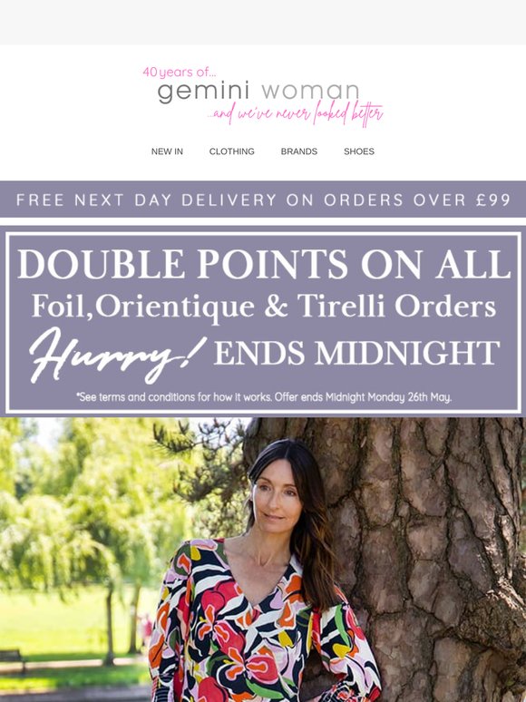 Last Chance! Double Points Offer! 🌟