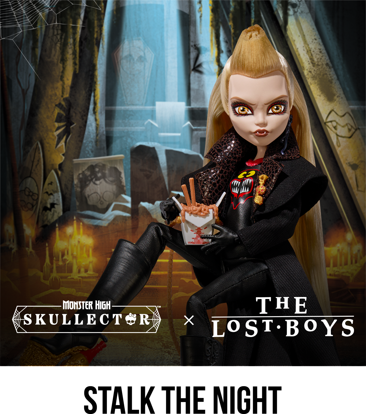 Mattel: NOW: Get Our Monster High Skullector Lost Boys David Doll