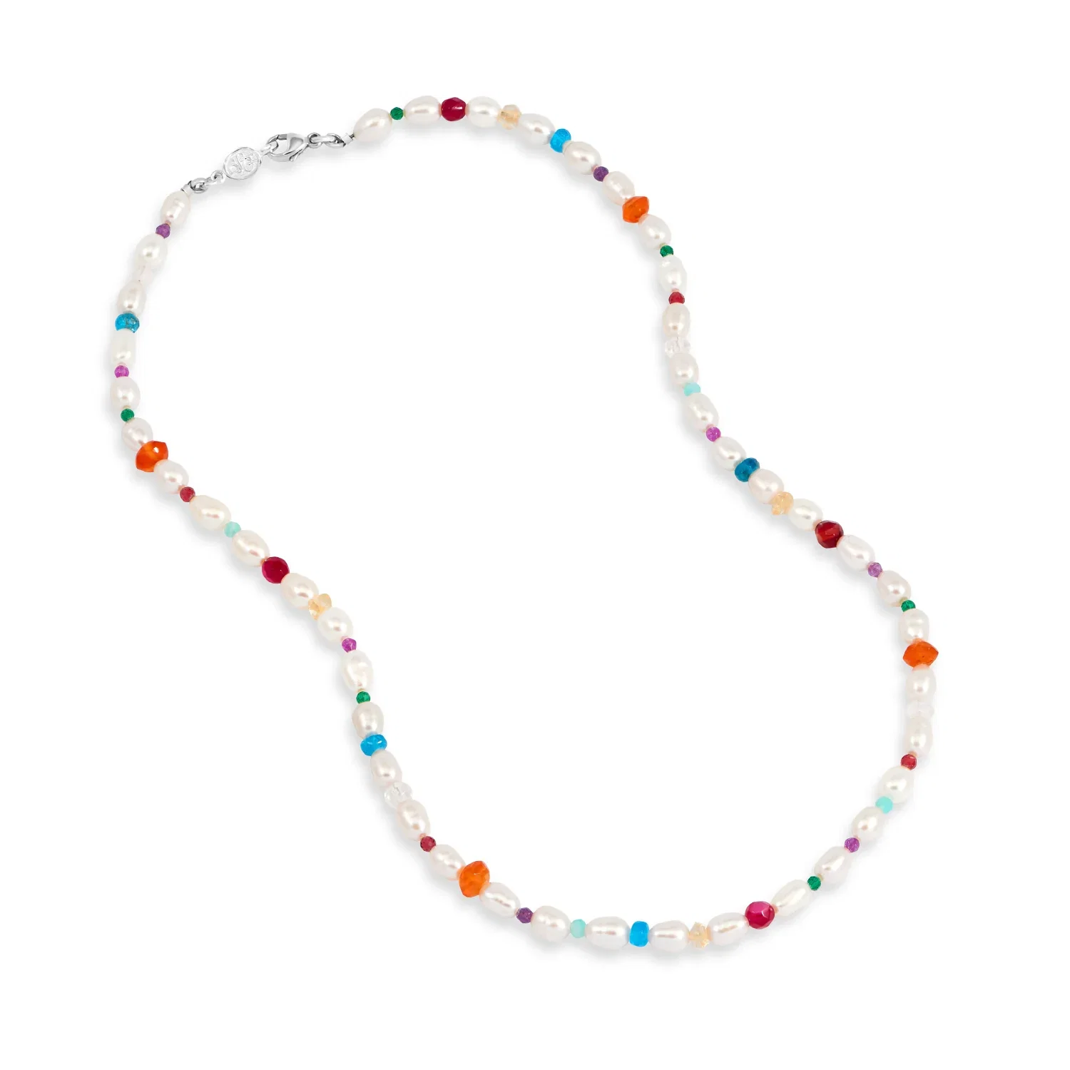 Image of Carnival Mixed Gemstone Necklace
