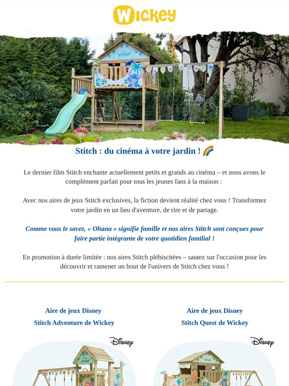Stitch : du cinéma à votre jardin ! 🌈