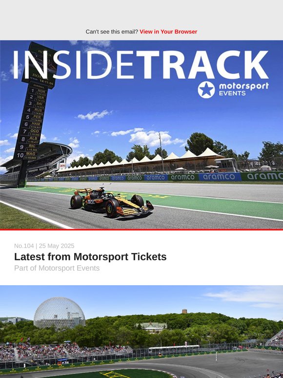 🎉 Experience F1 magic in Canada