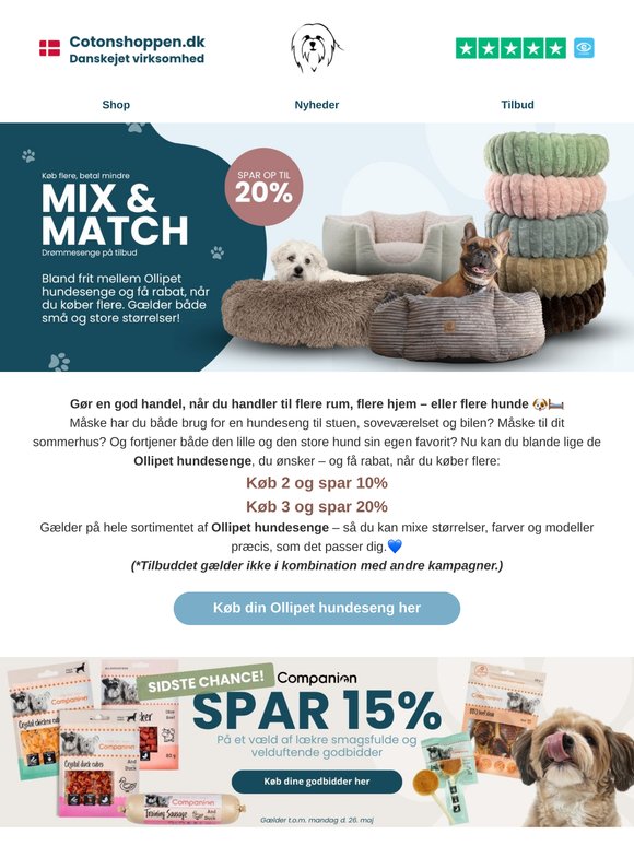 💙 Køb 2 og få 10% rabat!*