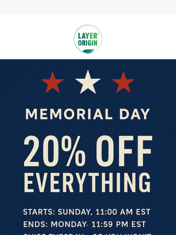 Last Chance to Stock Up for Summer