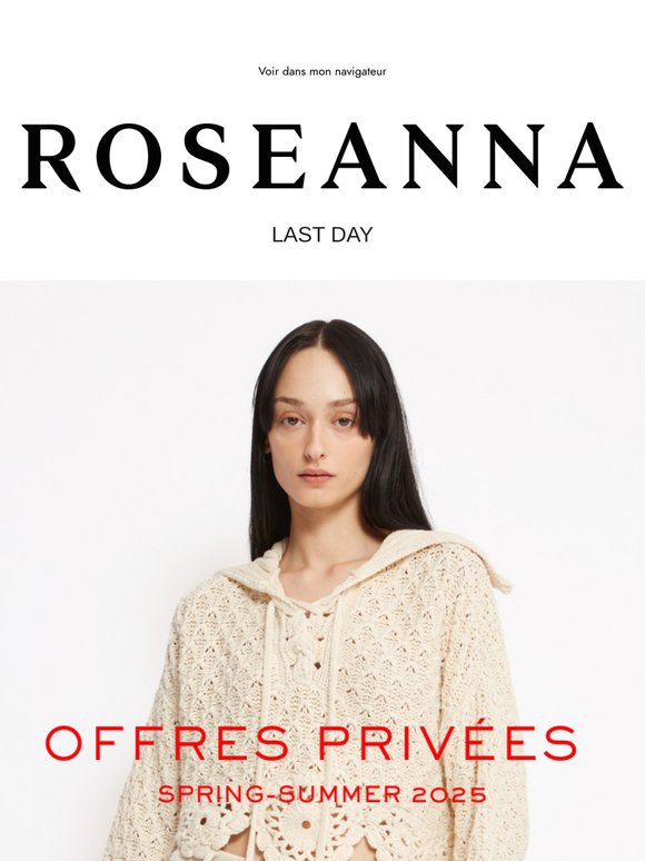 OFFRES PRIVÉES | Last day