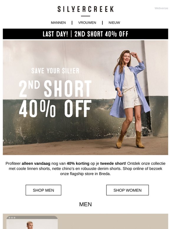 LAST DAY ⏳ | 2nd short 40% off
