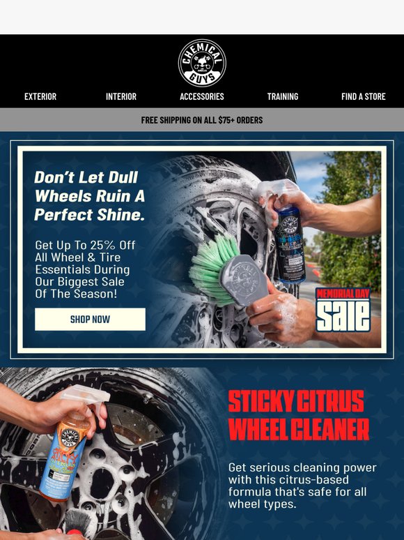 Up to 25% Off All Wheel & Tire Essentials!