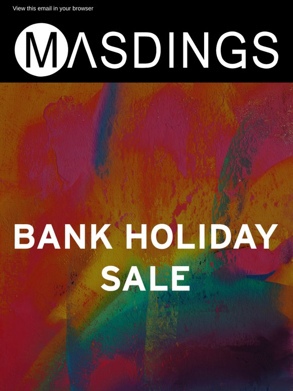 Bank Holiday Sale
