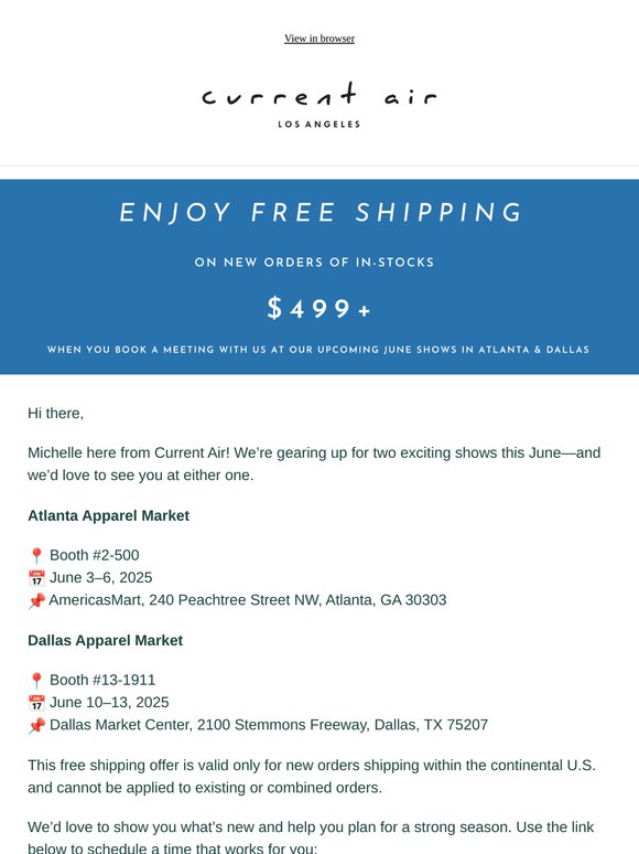 🛍️ Join Us in Atlanta or Dallas – Let’s Connect!