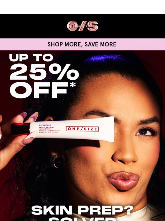 Primers up to 25% OFF!