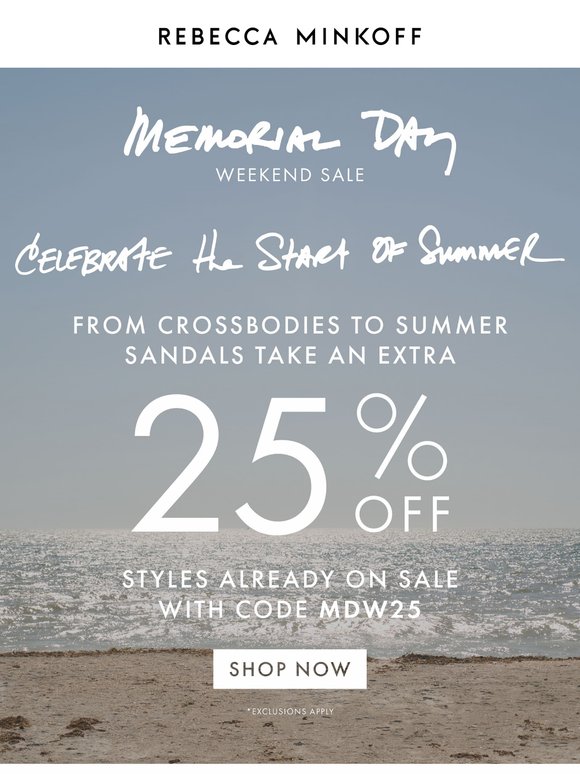 Sun, Style, and a Memorial Day Deal ☀️