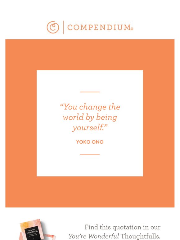 Your Inspired Quote of the Week