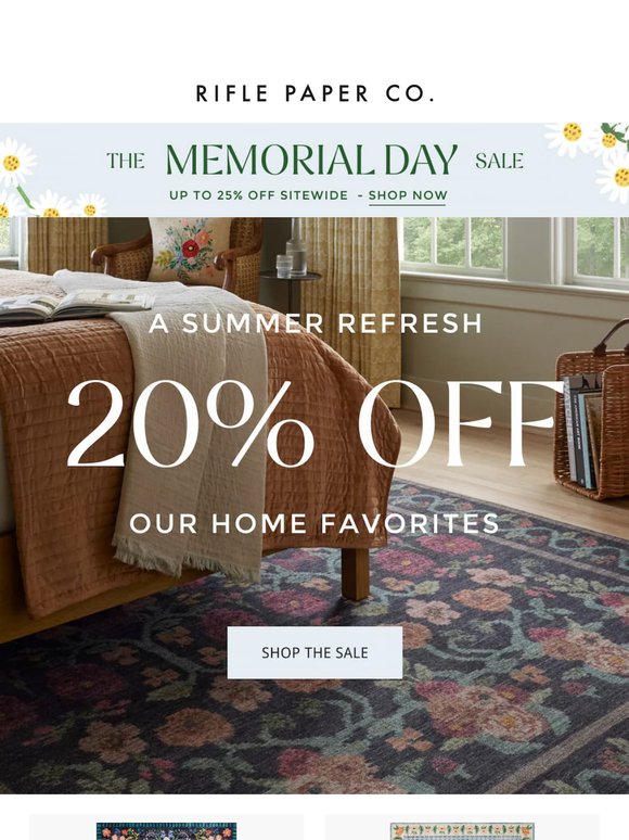 20% Off Rugs: A Summer Refresh