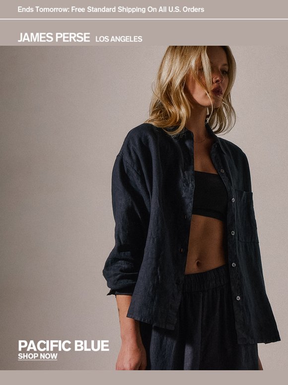 Pacific Blue Linen
