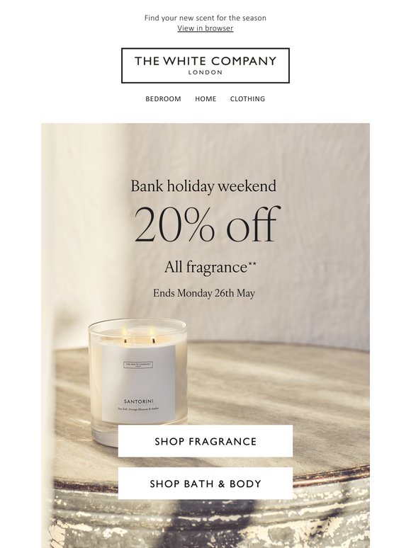20% off | All fragrance