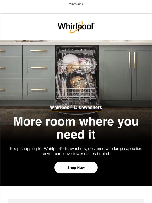 Find the right dishwasher for your home