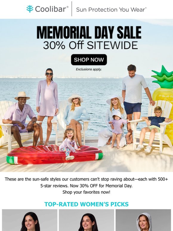 🥇 Most-Loved Styles, Memorial Day Prices