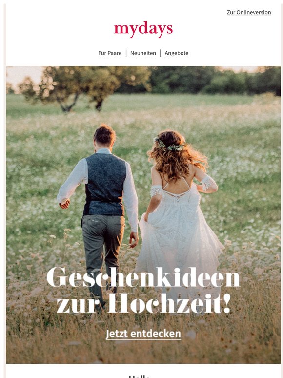 —, entdecke unvergessliche Hochzeitsgeschenke💍