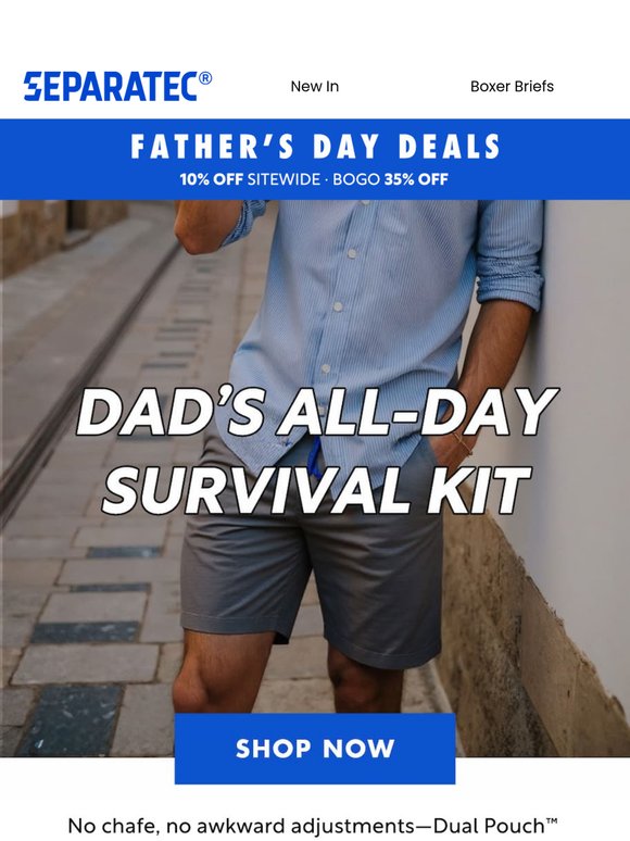 💦 Still Letting Dad Fight Swamp Crotch Alone? Be Better.