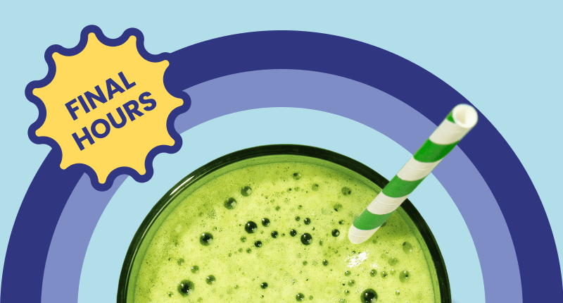 glass of greens