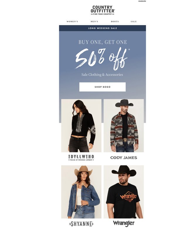 Shop The BOGO Sale