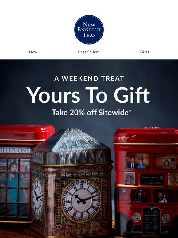 Weekend treat? Make it tea.
