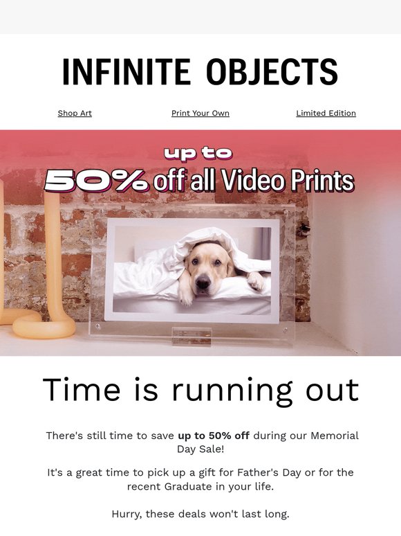 There's still time to save up to 50% off