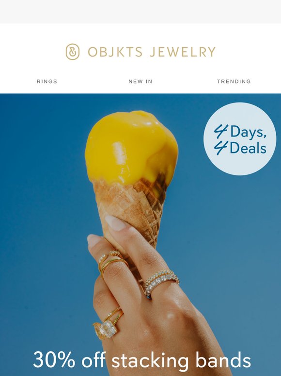 30% off mouth-watering stacks - today only! 🍦
