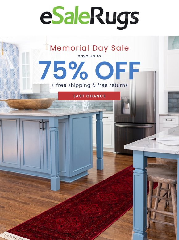 Last Chance to Celebrate & Save – Up to 75% Off Memorial Day Sale!