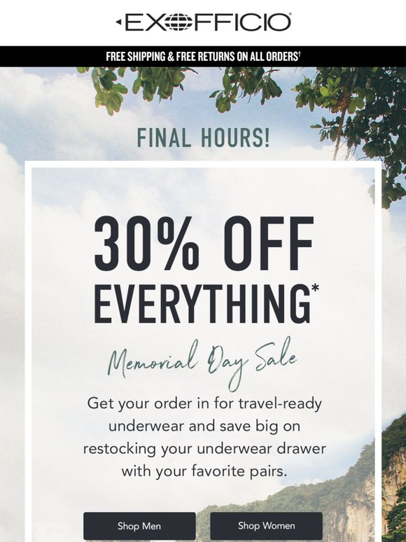 This is it! 30% Off Ending Now