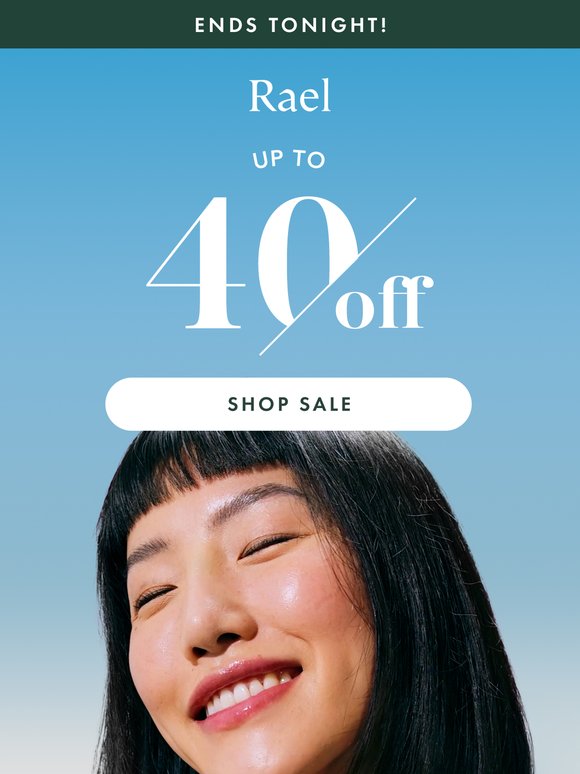 Final Hours ⏳ Up To 40% Off Ends Tonight