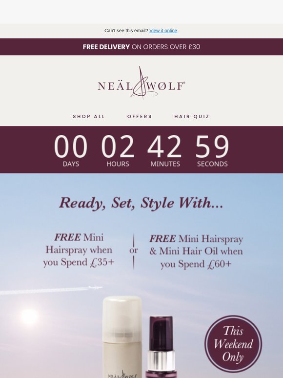 Last chance to claim your FREE product 😱
