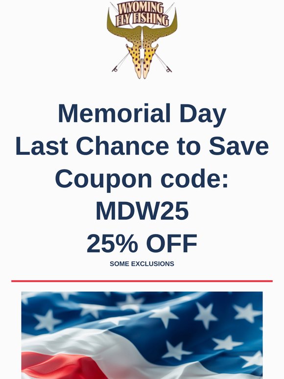 Don't Drop the Ball: Last Chance for Memorial Day Savings