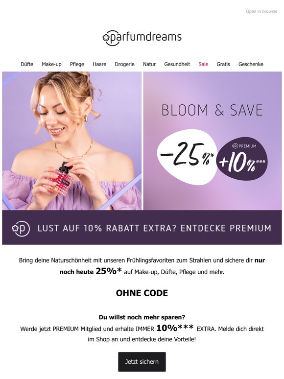 Letzte Chance: 25% + 10% auf Frühlingsfavoriten 🦋