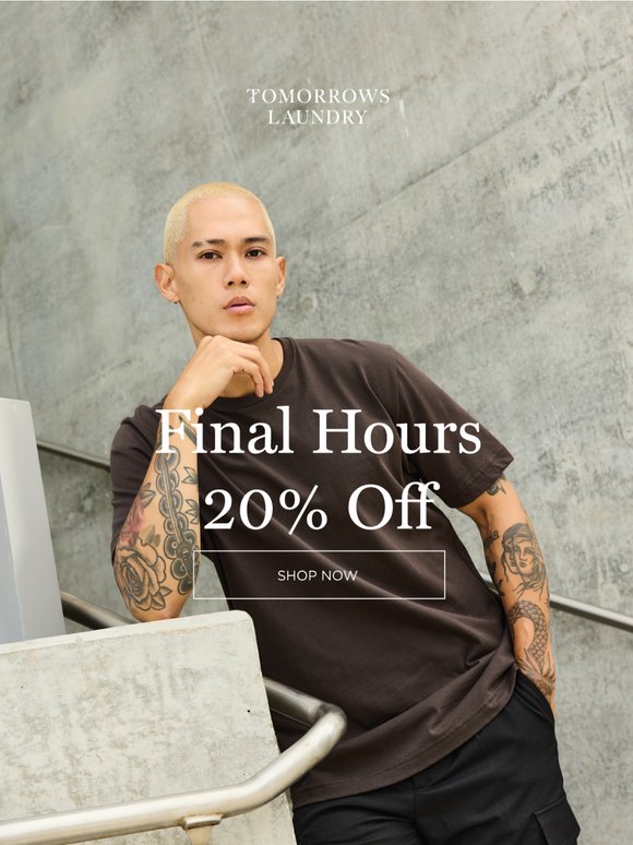 Final Hours: Sale Ends at Midnight