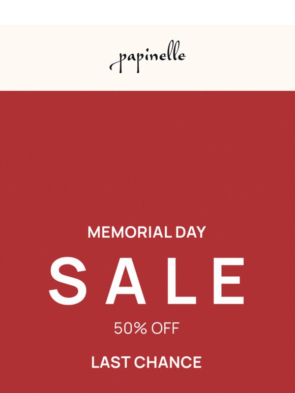 50% Off Ends Soon! ❤️✨