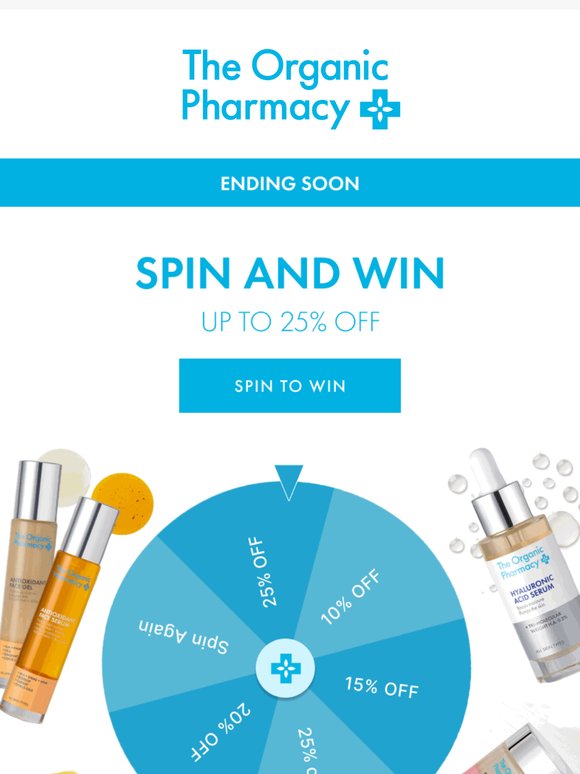 Time is running out to spin & win 🌟