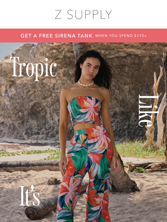 This New Print = Tropical Vibes Ahead 🌺🌴🦜