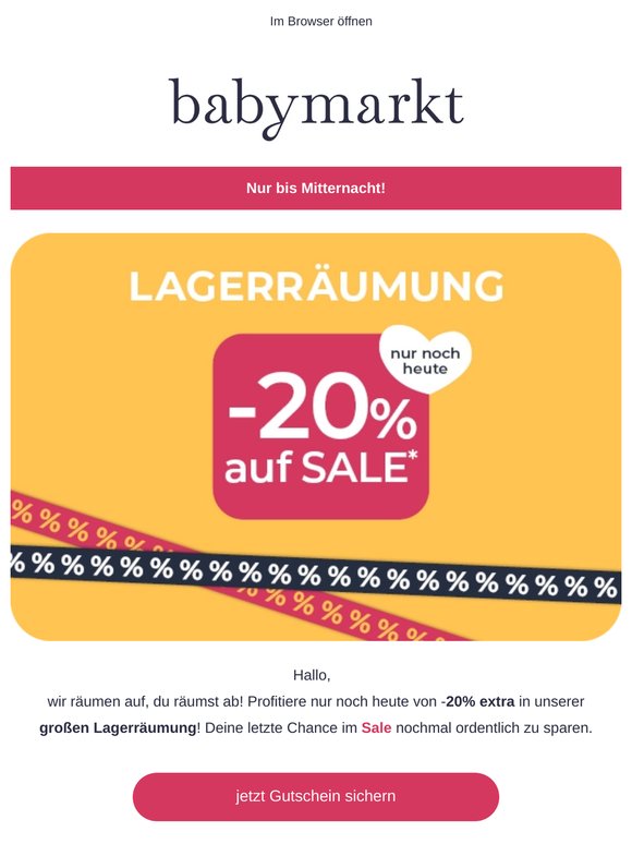 Endspurt 🏁 Jetzt noch -20% sichern